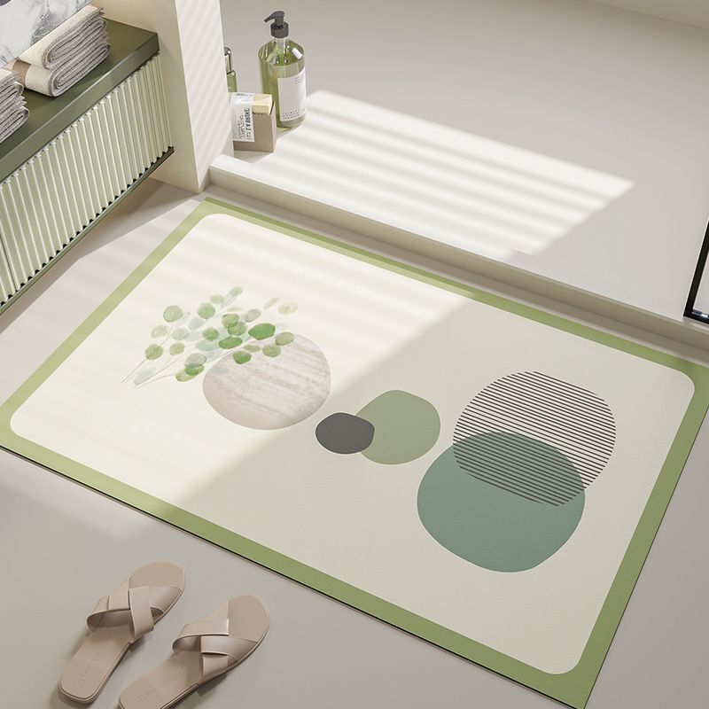 Bathroom Diatomaceous Earth Strong Soft Non-Slip Quick-Dry Foot Mat Absorbent Skin Wash-Free Wipeable Carpet_voghion.com