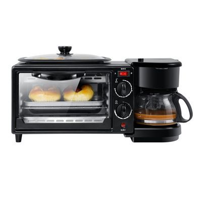 Sandwichera 3 En 1 Breakfast Machine Coffee Toaster Bread Maker Electric Oven Multifunctional Frying Pan Grill Sandwich Maker_voghion.com