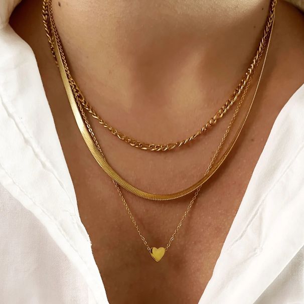 Exaggerated personality cross pendant clavicle chain light luxury multi-layer stacked niche Jewelry necklace_voghion.com