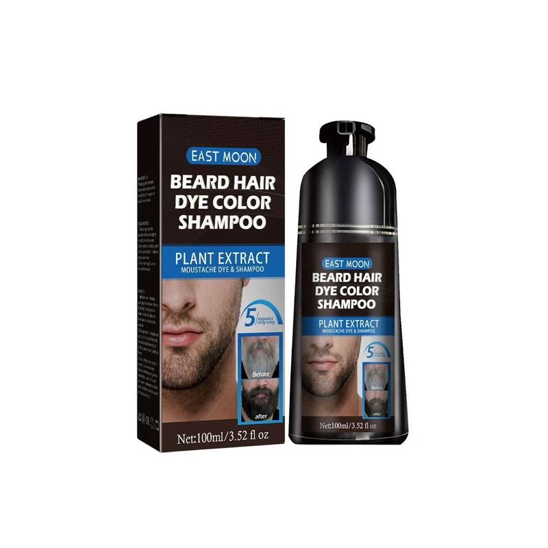 East Moon Baard Haarverf Kleur Shampoo Voor Mannen Snor Stijl Onderhoud_voghion.com