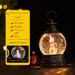 Lanterna natalizia con musica auto-innevante - Luce notturna vintage a forma di globo di neve con melodie festive, decorazione natalizia per la casa e come regalo_voghion.com