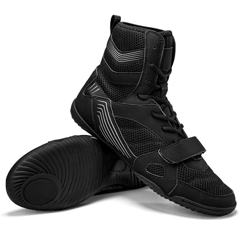 New Boxing Shoes Men's Fighting Training Shoes Wrestling Shoes Men's And Women's Boxing Match Shoes_voghion.com