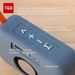 Mini Speaker TG506 Portable Mini Wireless Soundbar Bluetooth 5.0 Outdoor Indoor HIFI Loudspeaker Support TF Card FM Radio_voghion.com