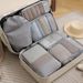 4-Piece/6-Piece Lightweight Compression Packing Cubes Set - Travel Organizer For Luggage & Backpack, Breathable Expandable Polyester Storage Bags_voghion.com