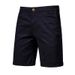 Neue Baumwolle Casual Herren gerade Slim Fit Fünf-Punkt-Shorts einfarbige Herrenbekleidung_voghion.com