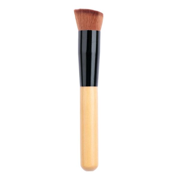 Makeup Brushes & Tools Pure Wooden Handle Foundation Brush Oblique Head Brush Universal Brush Portable Professional Beauty Tool_voghion.com