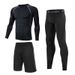 LazyZoom Plus Size Fitness Suit Men Gym Training Clothes Thin Running Sports Gear For Big And Tall Morning Jogging Outfit_voghion.com