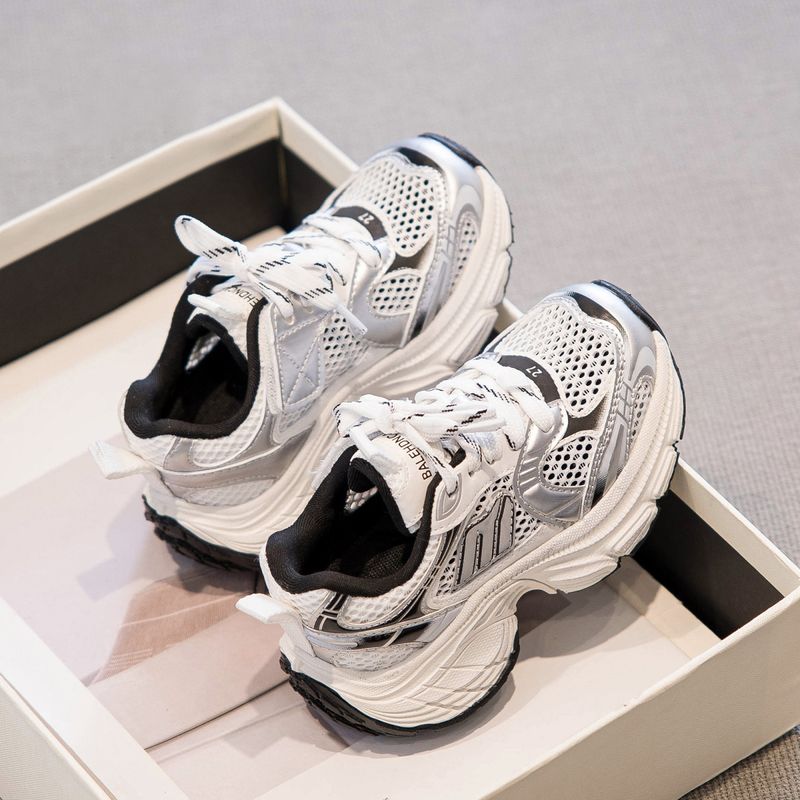 Boys' Sneakers Sports Shoes For Boys And Girls Breathable Non Slip Fashionable All Match Dad Shoes_voghion.com
