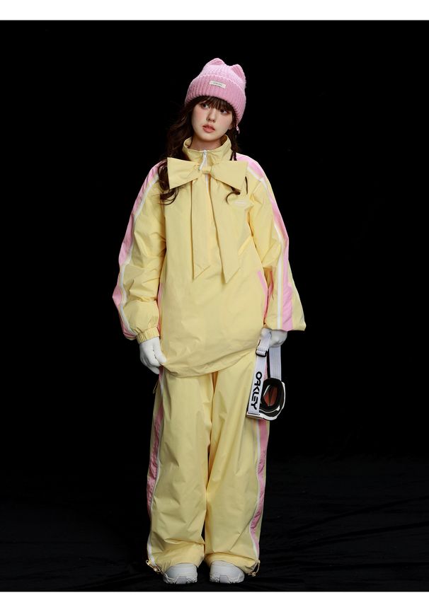 Storm Bear Tuta da snowboard da donna 3L 2024 Design Pantaloni Giacca da sci foderata in pile_voghion.com