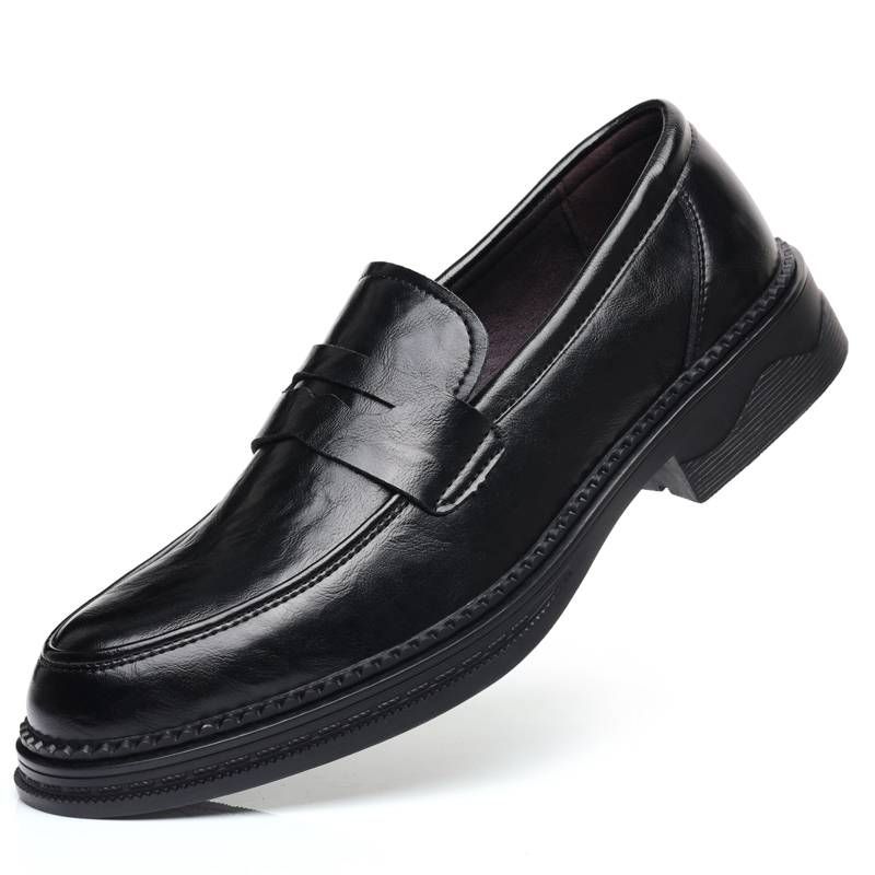 High Quality Men's Dress Shoes Classic Business Formal Social Shoes Male Large Size 44 Leather Shoes For Men Comfortable Loafers_voghion.com