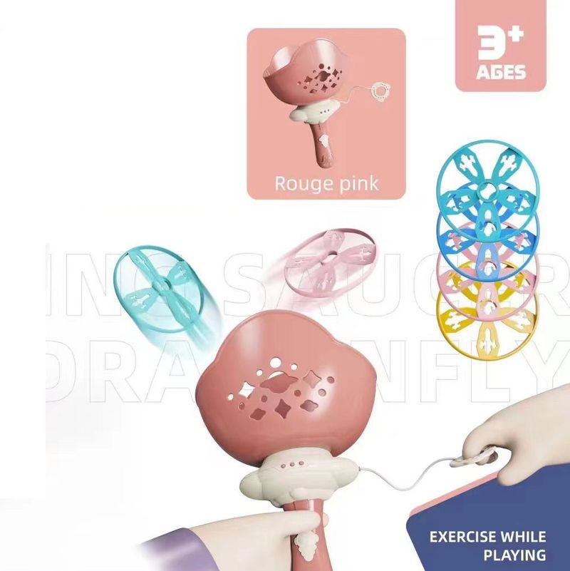 Child Intelligence Toy Catch Flying Saucer Catapult Bamboo-copter Outdoor Sports Parent-child Interactive Toys_voghion.com