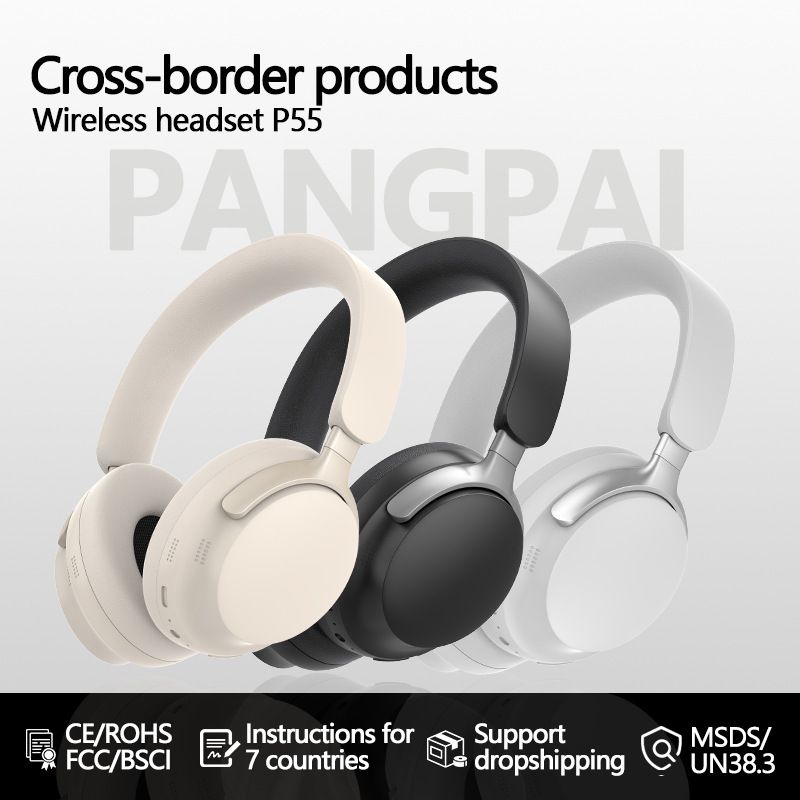 Best-Selling True Wireless Over-Ear Bluetooth Headphones 3D Surround Sound Full-Coverage Ear Cushions Sports Music Factory Stock Headset_voghion.com