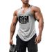 Cotton Fitness Tank Top GYM WARRIORS Sports Deep Dig Thin Shoulder Strap Shirt_voghion.com