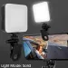 Mini LED Selfie Light For IPhone 15 Samsung IPad Mobile Phone Laptop Clip Ring Flash Fill Video Photo Ringlight_voghion.com