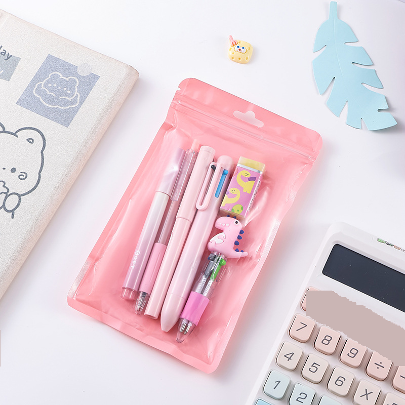 Schreibwaren-Geschenkset mit Dinosaurier- und Weihnachtsmotiven – 6/7-teiliges buntes Stifte- und Bleistiftset für Schüler, Schulbedarf, Partygeschenke_voghion.com