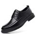 ct Suitable For All Seasons 2024 New Breathable Men's Low-top Business Formal Leather Shoes Height-increasing Hollow Sandals Lace-up Clogs_voghion.com