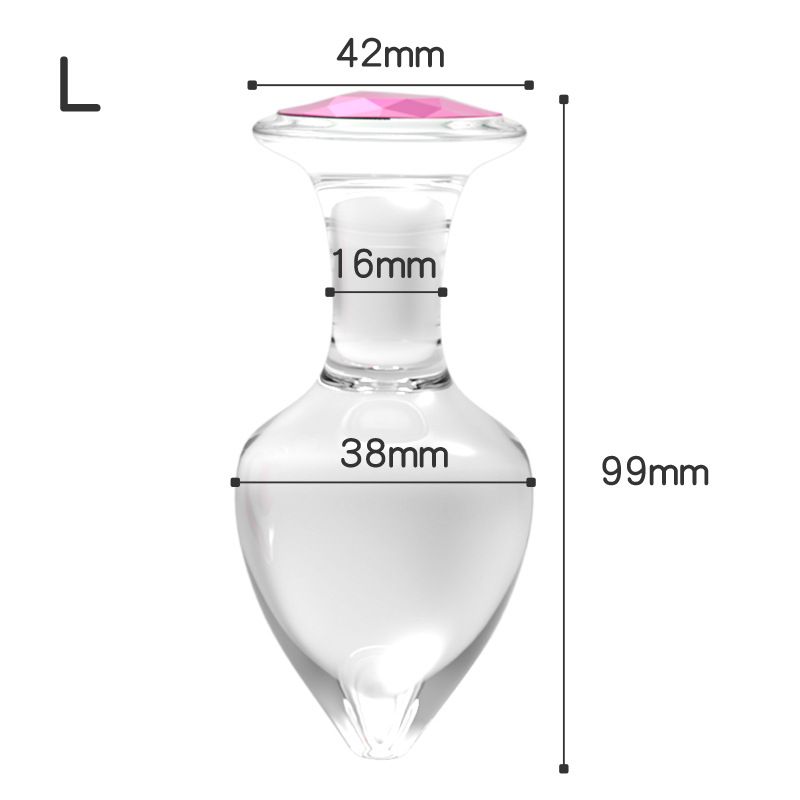 Crystal Non-Metal Expansion Outdoor Sex Toys Posterior Anal Plug_voghion.com