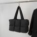 Large capacity soft warm puff bag one shoulder handbag square bag down jacket bag women tote cloud bag cloth bag_voghion.com