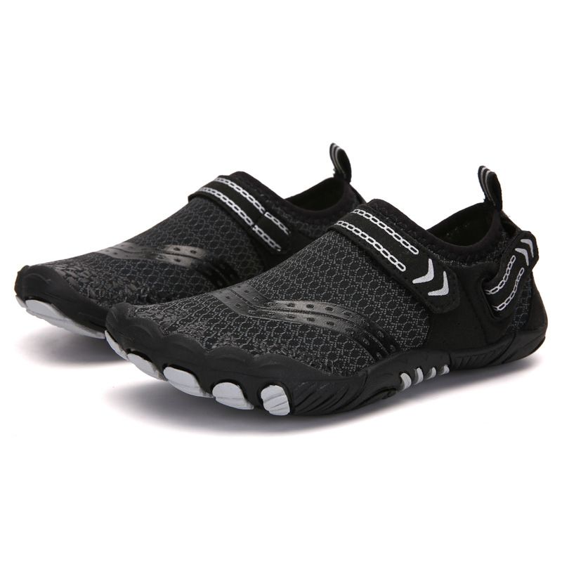 Sapatos de praia para pais e filhos, sola grossa, antiderrapantes, para homens e mulheres, natação anfíbia, secagem rápida, para áreas externas_voghion.com