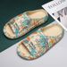 Men Slippers External Wear Sandals Open Toe Pillow Beach Slippers for Summer Soft Foam Sliders Slip Comfy_voghion.com