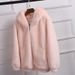 Cozy Fleece-Lined Hooded Jacket For Women – Thickened Winter Pullover With Soft Plush Fabric (Grey, White, Shrimp Pink)_voghion.com