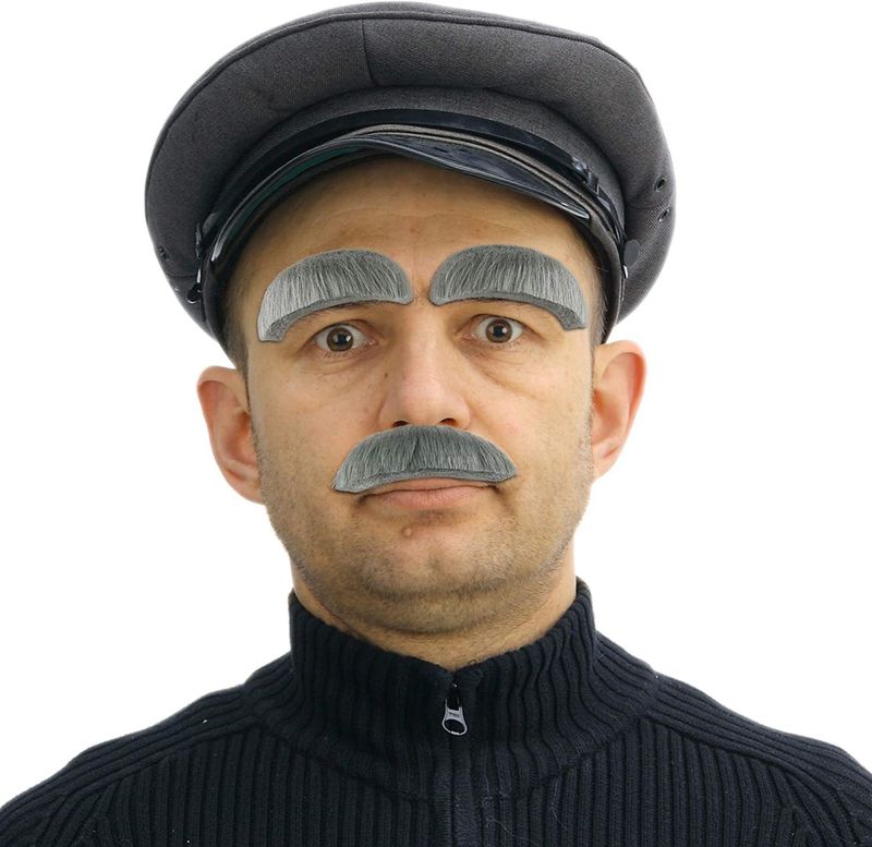 Christmas Halloween costume party beard beard moustache moustache moustache Christmas goofy party stuff_voghion.com