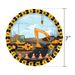 New construction vehicle excavator shovel construction boy party paper cups, paper plates, tablecloths, banners, birthday decorations_voghion.com