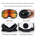 2025 New Outdoor Spherical Goggles Skiing Protective Double Layer Anti-Fog Unisex Ski Glasses_voghion.com