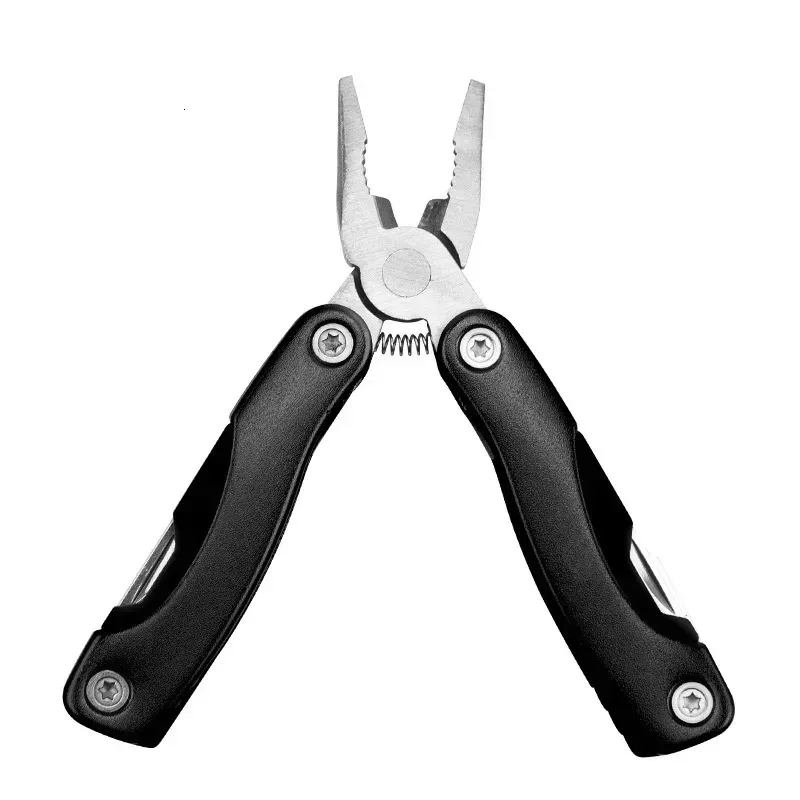 Multi-functional Mini Outdoor Tool Aluminum Handle Pliers Stainless Steel Material Foldable And Convenient N 250806_voghion.com