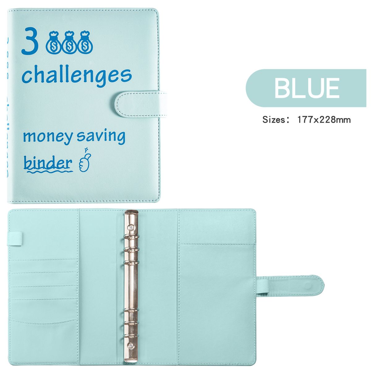 Refillable Notebooks 3 Ways To Check In Across Borders 100 Day Savings Challenge Book Saving Money Savings Book Cash Budget Loose Leaf Notebook_voghion.com