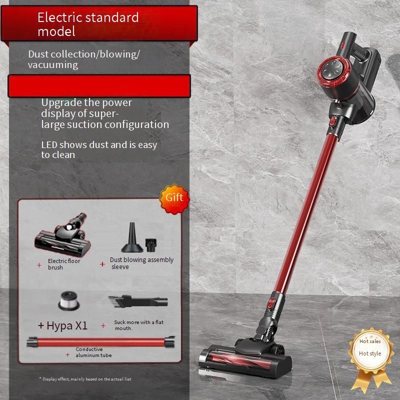 Huilber Cordless Vacuum Cleaner - 17KPA Powerful Suction, Handheld Lightweight, 2-in-1 Wet & Dry Vacuum Mop With HEPA Filter, Multi-Surface Brush Kit_voghion.com