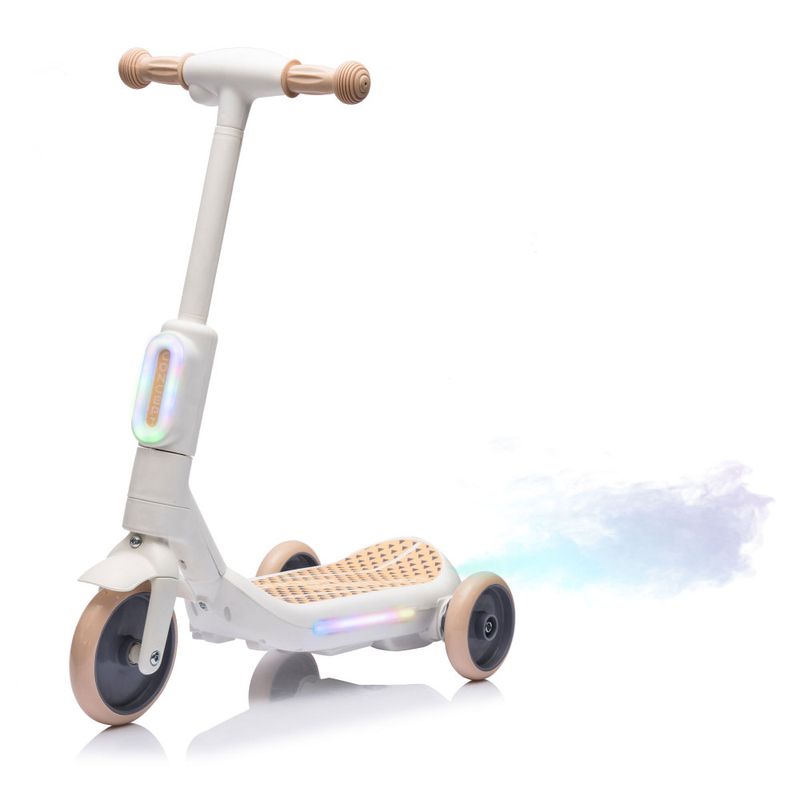 2in1 Kids Ride On Three-Wheel Balance Electric Scooter,For Kids 3-6_voghion.com