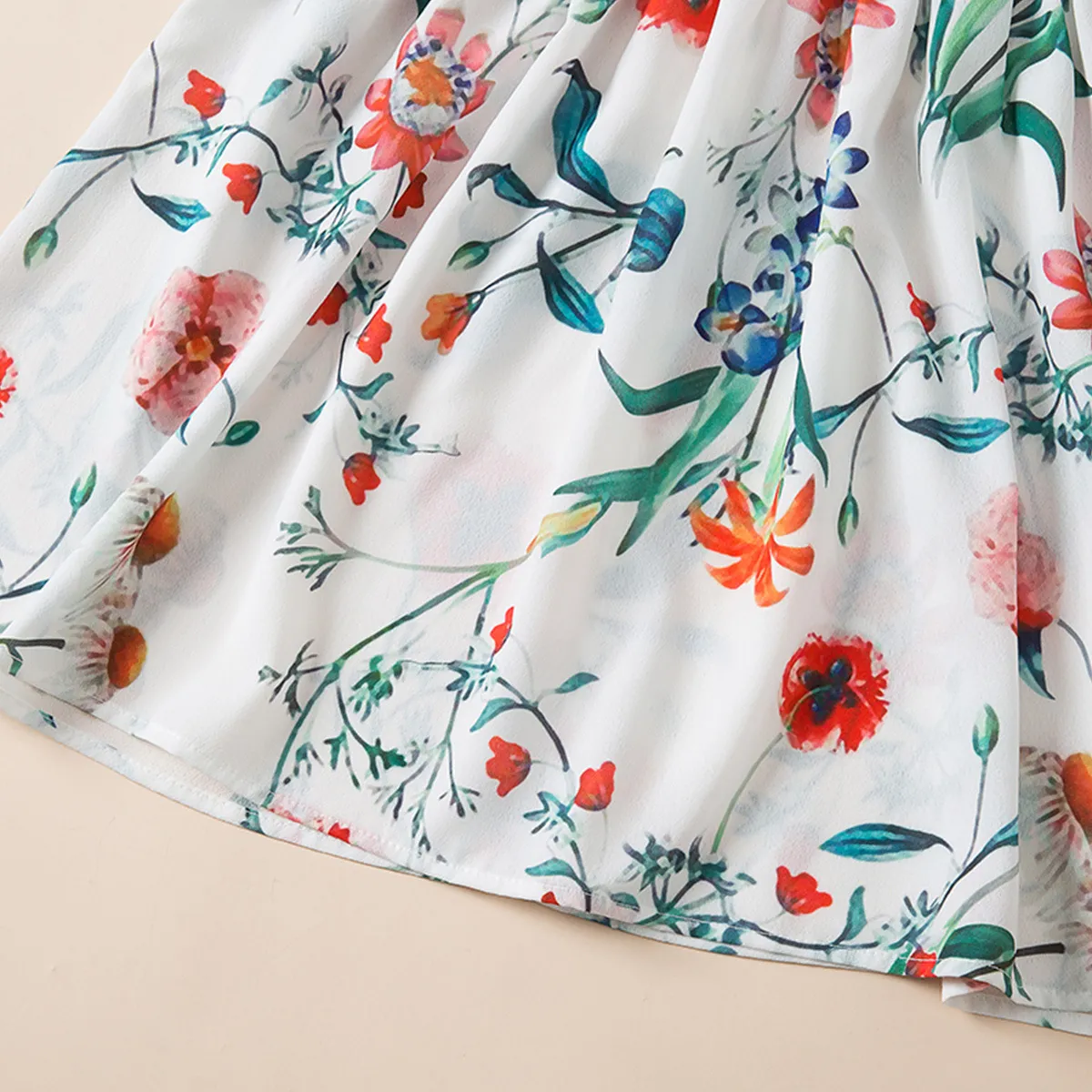 Robe mère-fille à bretelles, motif floral, pour enfant, commerce extérieur, européenne et américaine, YY0009_voghion.com