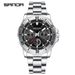 SANDA New Luxury Men's Watch Large Dial Multi Functional Waterproof Night Light Calendar Men's Quartz Watch_voghion.com