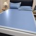 2025 Neue Ice Silk Cool Dreiteiliges Set Matte Maschinenwaschbare Sommermatratze Studentenwohnheim Einzelbettlaken_voghion.com