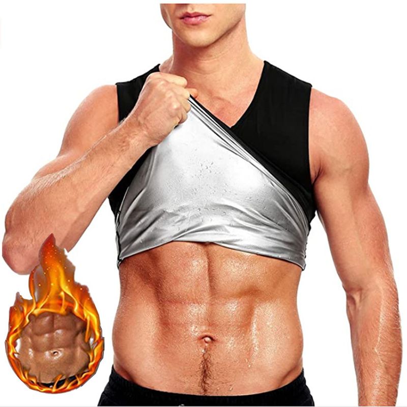 Ανδρικό αθλητικό fitness, κορσέ, ιδρώτα, γιλέκο σάουνας, σαουνιέρα, shapingwear_voghion.com