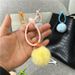 Çanta Charm Yeni Yaratıcı Sevimli Peluş Çanta Kolye Şeker Rengi Kız Anahtarlık Araba Anahtarlık Cep Telefonu Kılıfı Aksesuarları_voghion.com