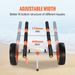 Heavy Duty Kayak Cart, Foldable Canoe Trolley Cart With 12'' Tires, Adjustable Width 6.69'-17.32',350 Lb Weight Capacity Kayak Trolley For Kayaks C_voghion.com