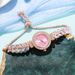 New Women's With Rhinestones, Small Dial, Slim Bracelet, Adjustable Strap, Fashionable Quartz Watch_voghion.com