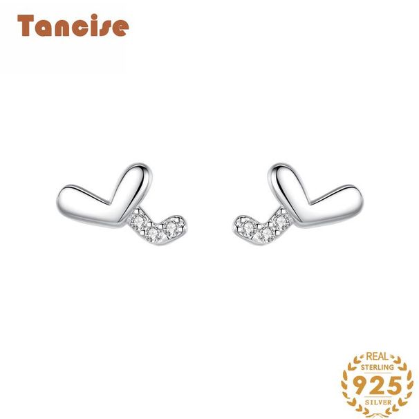 Tancise Orecchini pendenti con zirconi d'argento per le donne Regali per feste di matrimonio_voghion.com