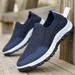 Man Tennis Work Shoes Comfortable Sneakers Rubber Sole_voghion.com
