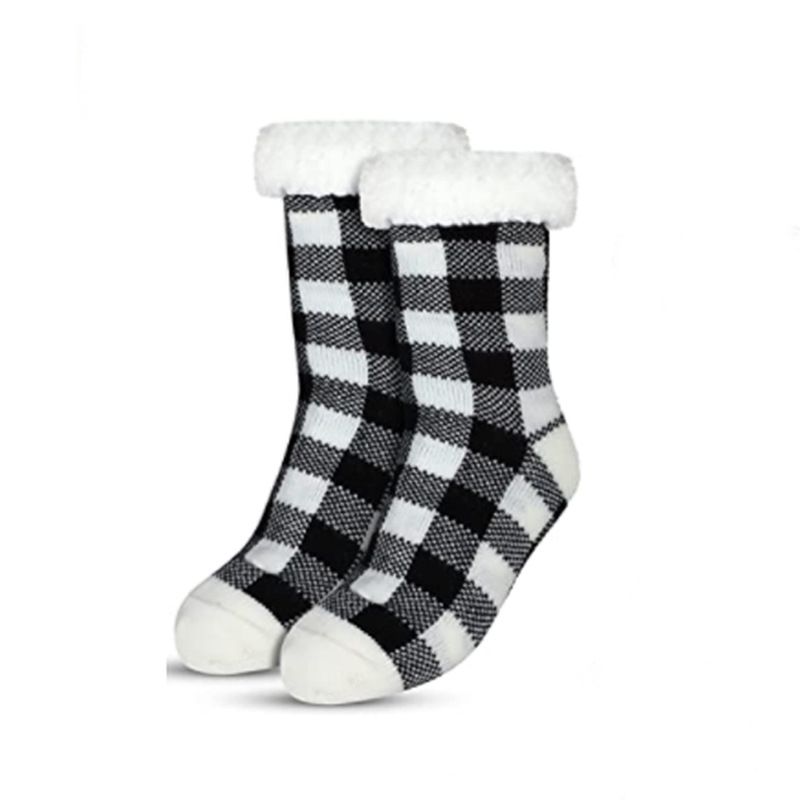 Golvstrumpor, barnmatta, heminredning med sömn lamm sammet, bara ben, postpartum, snötofflor, strumpor_voghion.com