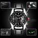 Luminous Waterproof Automatic Calendar Skeleton Watch_voghion.com