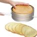 Cake bread layering machine cake cutting sharpener round stainless steel retractable mousse ring cake mold_voghion.com
