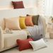 Home Furniture Washed Cotton Pillowcase Without Core Modern Simple Living Room Sofa Pillow Cushion Cover_voghion.com