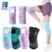 1 ks kompresní chrániče kolen, podpůrné rukávy, chránič elastických chráničů kolen, ortéza, pružinová opora, volejbal, běh, silikonová podložka_voghion.com