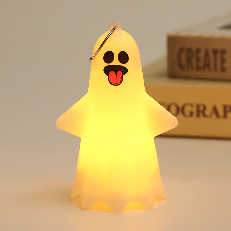 Decoration Ornament Pendant Handheld Small Ghost Night Light Trick-or-Treat Halloween Party Prop_voghion.com