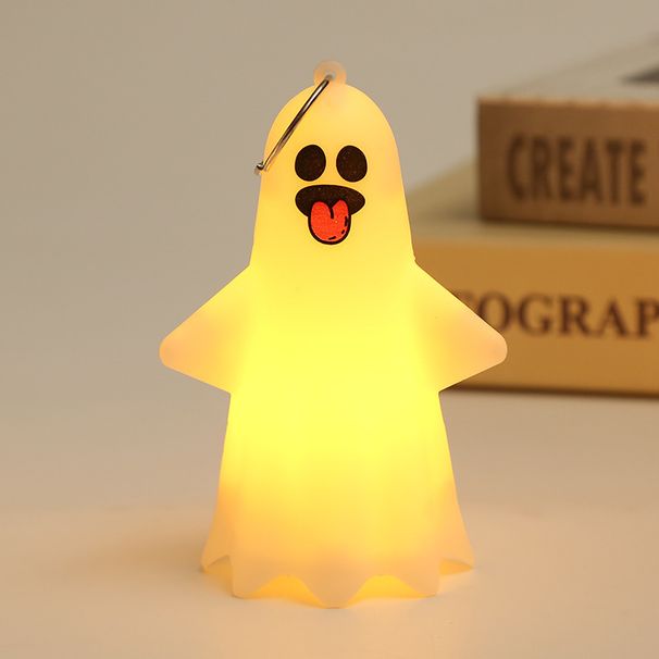 Decoration Ornament Pendant Handheld Small Ghost Night Light Trick-or-Treat Halloween Party Prop_voghion.com