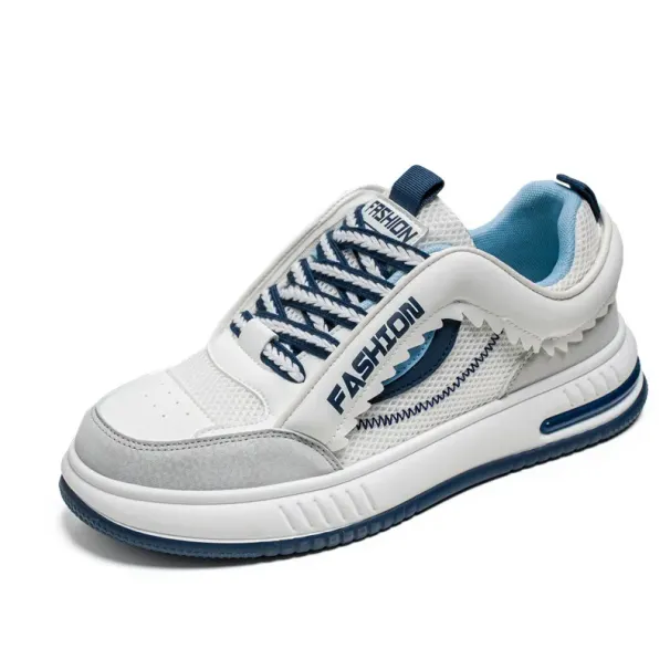 Men Running New Design Low Top Sports Mesh Clunky Shoes Free Shipping_voghion.com