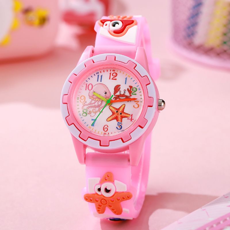 Cute Cartoon Watch Three-Dimensional Pattern Silicone Strap Suitable For Children's Back-to-School Season And Daily Wear_voghion.com